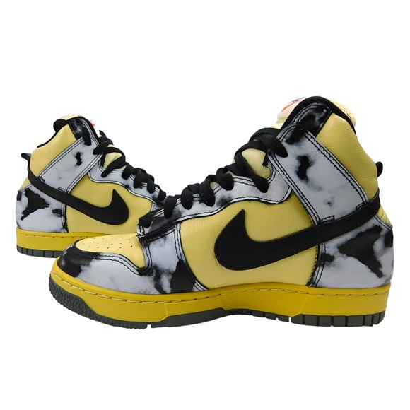 Nike Shoes - Nike Dunk High 1985 Black Acid Wash and Lemon Drop, Men's Size 7